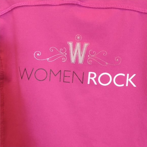 Women Rock Wear Full Zip Collared Black/Pink Activewear Jacket Women's Sz. S - Picture 7 of 8